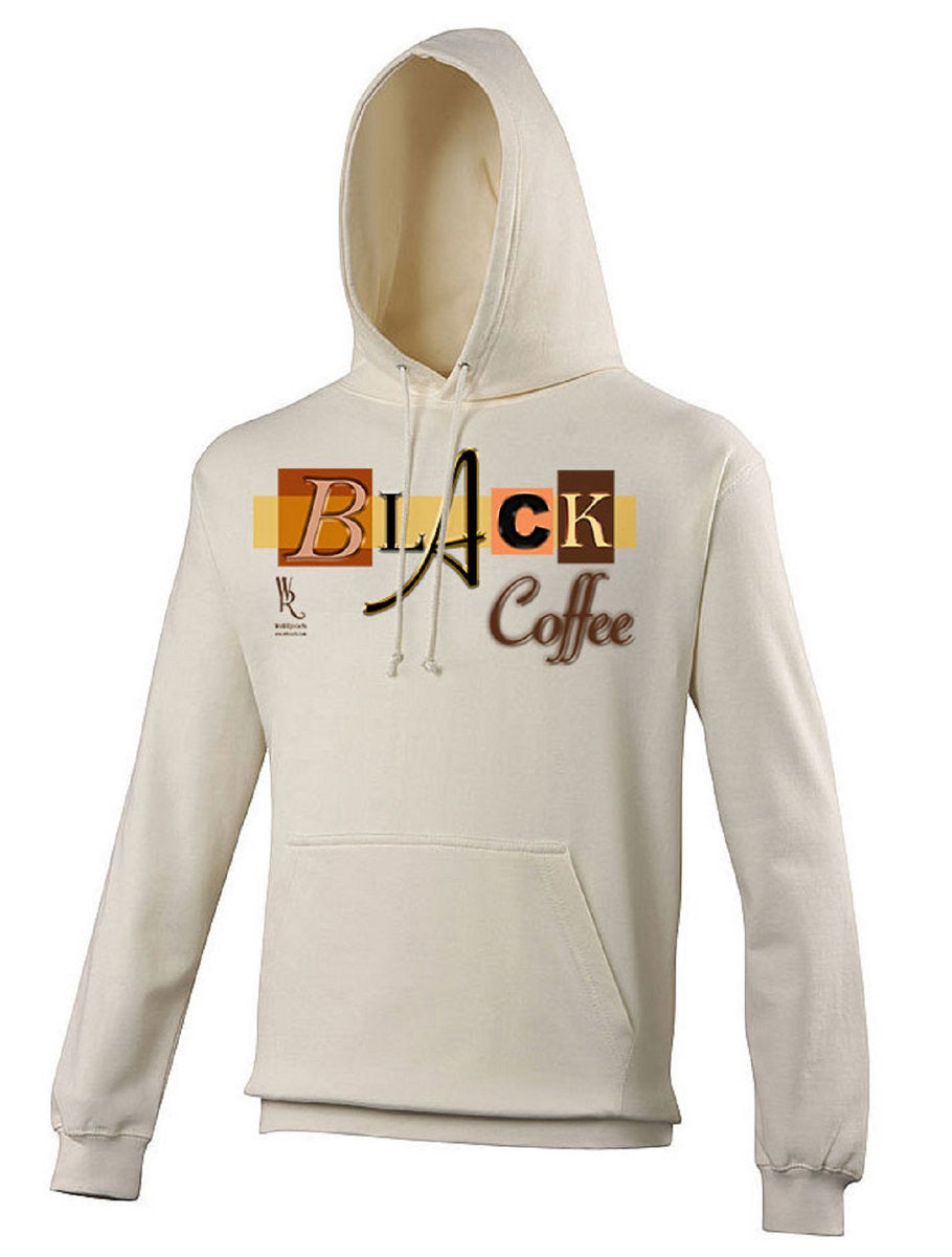 Cream Unisex Black Coffee Hoodie