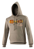 Beige Black Coffee Unisex Hoodie