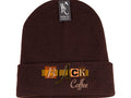 Black Coffee Brown Skull Cap